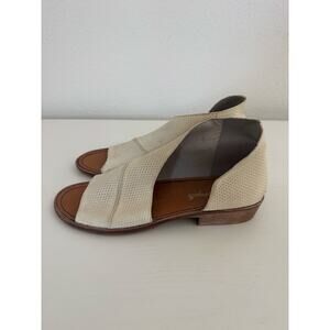 Free People Womens Mont Blanc Sandals Cream White Size 39 size 8.5 Shoes